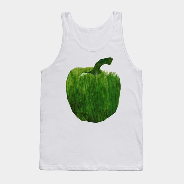 Green Pepper Tank Top by Babban Gaelg